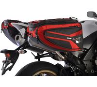 Oxford P50R Borse laterali per moto, rosso, taglia 41-50l per maschi