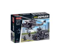 OXFORD Police Commando Mobile Strike Force ST33353 Town SWAT 528 Pezzi Blocco...