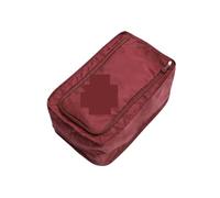 Oxford Portable Folding Shoes Storage Bag Travel Tote Zipper Pouch Waterproof Organizer Pouch Shoe Organizer Underwear Organizer Per Borse(Color:Claret)