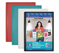 OXFORD Porte vista Polyvision A4 160 viste / 80 tasche copertina in polipro opaco colore casuale
