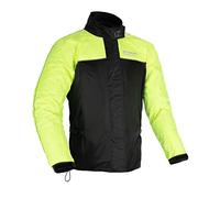 Oxford Rainseal, giacca antipioggia 6XL male Nero/Giallo Fluo