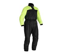 Oxford Products Rainseal Antipioggia Tuta da Moto Bagnato, Nero/Fluo, 6XL Unisex-Adulto