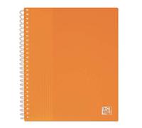 Oxford Proteggi documenti a spirale School Life A5 80 viste/40 tasche in polipro, colore: Arancione