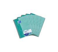 Oxford Quaderno a pois, formato A5, 15,8 x 21 cm, 160 pagine, colore: verde