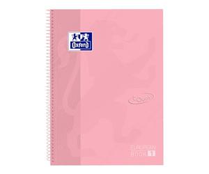 Oxford Quaderno microperforato Touch 80 fogli colore fenicottero pastello