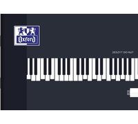 Oxford: quaderno musicale A5, orizzontale