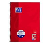 Oxford, quaderno scolastico forato, A4, 80 pagine Rigatura 28 - a quadretti con bordo sx e dx 1 pezzo rot