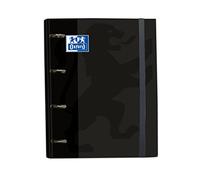 Schedario Oxford Classic EuropeanBinder Carpeblock con ricarica A4+ Nero