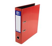 Oxford Raccoglitore a leva, formato A4, colore rosso, resistente