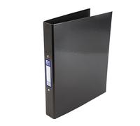 Oxford Raccoglitore ad anelli A4 di alta qualità, colore nero antracite, capacità 25 mm