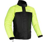 Oxford Products Giacca Rainseal Over Jacket Moto Wet Meteo Gear, Nero/Fluo, L Unisex-Adulto