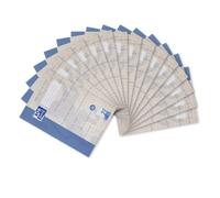 Oxford Recycling - Quaderno A4, a righe, senza bordo, rigatura 21, 16 fogli, 15 pezzi