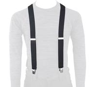 Oxford Rigger Pantaloni Moto Jeans Con Bretelle - Slim Nero