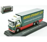 Oxford SCANIA 94D 6 WHEEL BOX VAN EDDIE STOBART LTD 1:76