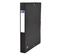 Oxford Scatola da collezione A4, Top File +, in cartone, 4 cm di larghezza, nero, 9 pezzi