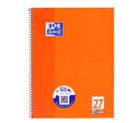 Oxford School Spiral Bind Notebook, A4+, 80 Pages, Perforated Pack of 1 Ruling 2