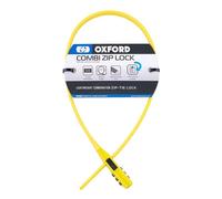 Oxford Prodotti, Giallo, Taglia Unica LK151 Combo Multiuso Cravatta di Sicurezza & Bike Combinazione Ciclo/Caffetteria/Buggy/Sci/Casco Lock