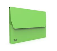 Oxford - Set di 10 buste VIP, 24 x 32 cm, in carta kraft, spessore 240 g, capacità 200 fogli, colore: verde acceso