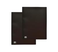 OXFORD Set di 2 porte viste 120 viste / 60 buste A4 inizial copertina Polypro nera