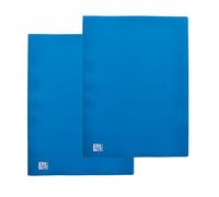 OXFORD Set di 2 porte viste 200 viste / 100 buste A4 inizial copertina Polypro blu