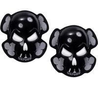 Oxford Skull Knee Sliders Nero
