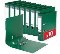 Oxford Smart Pro+ - Raccoglitore formato A4, 80 mm, PP/PP, confezione da 10 pezzi, colore: Verde chiaro