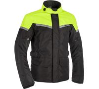 Oxford Spartan Long, giacca tessile impermeabile 3XL male Nero/Giallo Fluo