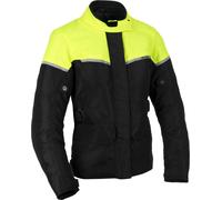Oxford Spartan Long, giacca tessile impermeabile donna M female Nero/Giallo Fluo