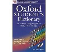 Oxford student's dictionary: For learners using english to study other subjects