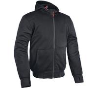 Oxford Super 2.0 Felpa con cappuccio motociclistica, nero, Taglia 5XL