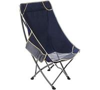 Oxford Tessuto Camping Sedia pieghevole Pieghetta for carichi pesanti 1000kg Sedile portatile compatto Sedile da esterno con borsa for carry for BBQ Beach Escursionismo (Colore: verde)(Blue)