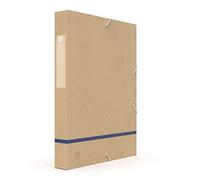 Oxford Touareg - Scatola di archiviazione, 24 x 32 cm, dorso 40 mm, con elastico, copertina in carta riciclata, colori assortiti