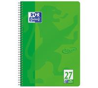 Oxford Touch Notepad A4 Lined with Double Margin 80 Sheets Green