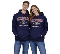 Oxford University OU129 Licensed Unisex Hooded Sweatshirt Navy M
