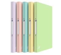 Oxford Urban - Raccoglitore ad anelli, formato A4, in plastica, larghezza dorso 2 cm, 2 anelli, colori assortiti