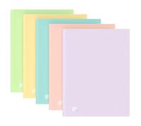 Oxford Urban - Raccoglitore per presentazioni, formato A4, con 20 tasche, opaco, confezione da 5, colori pastello assortiti