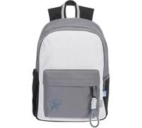 Oxford Zaino per la scuola, per bambini, con scomparto rigido per computer portatile, per accessori scolastici, impermeabile, per la scuola, grigio funky