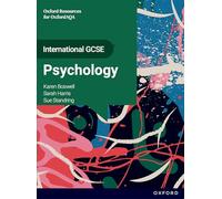 Karen Boswell Sa OxfordAQA International GCSE Psychology (9218): St (Tascabile)