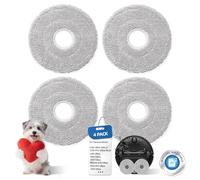 Oxfraki 4 Pezzi di Panni per la Pulizia Adatti per Dreame L10s Ultra L20 Ultra L10s Pro Ultra Heat L10 Ultra L10s Pro L10 Prime Aspirapolvere Panni in Microfibra per Pavimenti