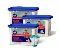 oxi lent gre 1,2 + dosatore galleggiante con termometro (1,2 KG X 3 PEZZI + Dosatore)