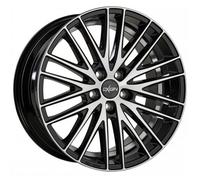 Oxigin 19 oxspoke 8,50 x 20 Offset 40 Bolt Pattern 5,00 x 112.00 Centro foro 66.60 oxneunzehn8520h140bfphd, Nero Full Polish