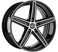 Oxigin Ruota 18 Concave 8.5 inchx19 inch ET35 5x114.3 nero full polish OXACHTZEHN8519J35BFPHD compatibile con Toyota Auris Avensis Camry Corolla Corolla Verso RAV4 Verso