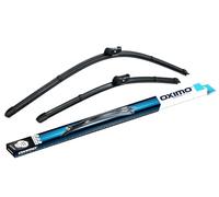 OXIMO Tergicristalli Coppia Spazzole Spazzole Anteriore | Tipo: Spazzole flat blade | Lunghezza 1: 650mm | Lunghezza 2: 500mm WC3505001