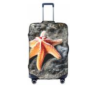OXKGHHO Custodia protettiva estiva con stampa di stelle marine con unica, adatta per bagagli da 45 a 90 cm, per viaggi e viaggi d'affari, Bianco, L