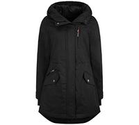 Oxmo Bella Giacca Lunga Parka Giubbini da Donna, Taglia:S, Colore:Black (799000)