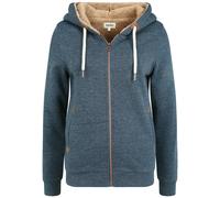 Oxmo Giacca di felpa 'Vicky' blu / marrone Donna Oxmo L blu / marrone