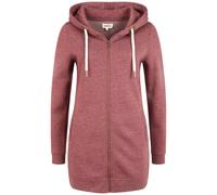 Oxmo Giacca di felpa 'Vicky' rosso / bianco Donna Oxmo XS rosso / bianco