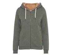 Oxmo Giacca di felpa 'Vicky' verde scuro Donna - Abbigliamento - Taglie comode - Felpe Oxmo M