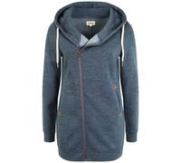 Oxmo Giacca di felpa 'Vicky Zip Hood Long' blu Donna Oxmo S blu