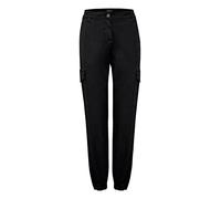 OXMO OXCoco - Pantaloni cargo da donna, vestibilità regolare, Nero (194007)., M
